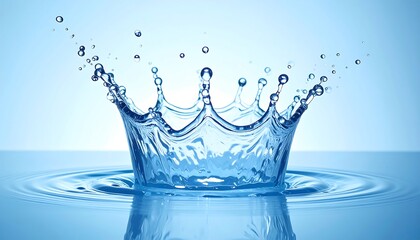 Water crown splash