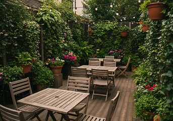 Obraz premium Secret Garden Bistro