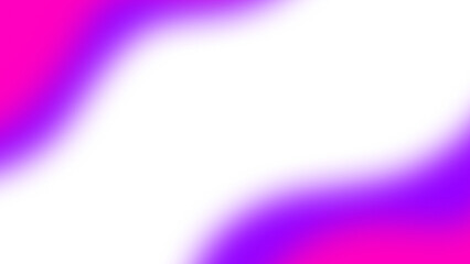 Abstract purple and pink wave gradient element blurred with a transparent background