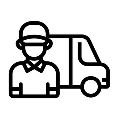 courier Line Icon