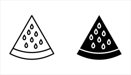 fruits icon set, vector illustration on white background.