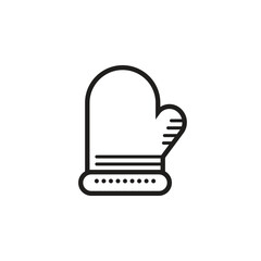 Oven mitts logo template