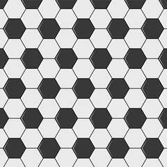 Football seamless pattern. Ball texture background. Flat style. Repeating ball pattern. Soccer ball pattern.  Vector illustration. 