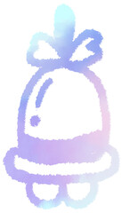 hand drawn Christmas bell