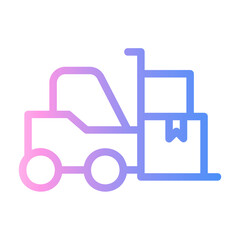 courier Line Gradient Icon