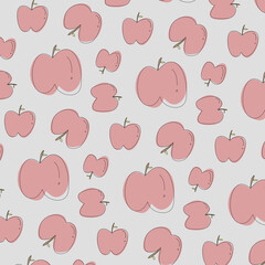 seamless pattern with apples