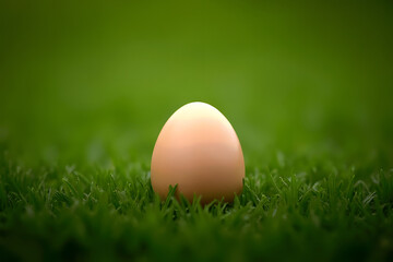 egg in grass