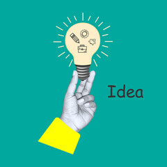 Creative Idea and Innovation Concept