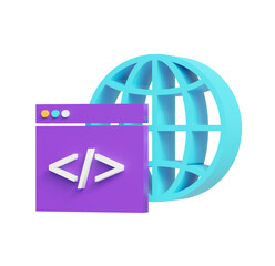 Global Web Development Code: 3D Render