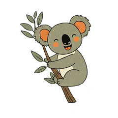 cute oala vector illustration isolated in white