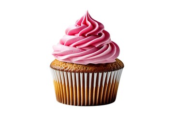 chocolate cupcake on transparent  background