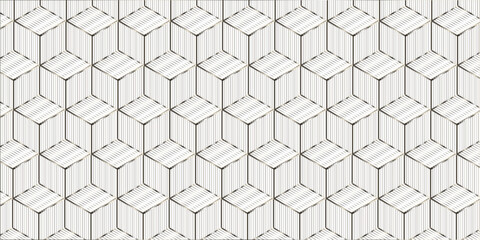 seamless geometric pattern. Abstract minimal blank cube. Modern mosaic and grid squares background. Modern technological illustration with square mesh. Digital geometric design. See L
