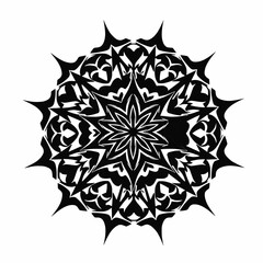 bold tribal mandala