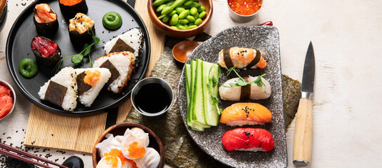 Japanese food concept.