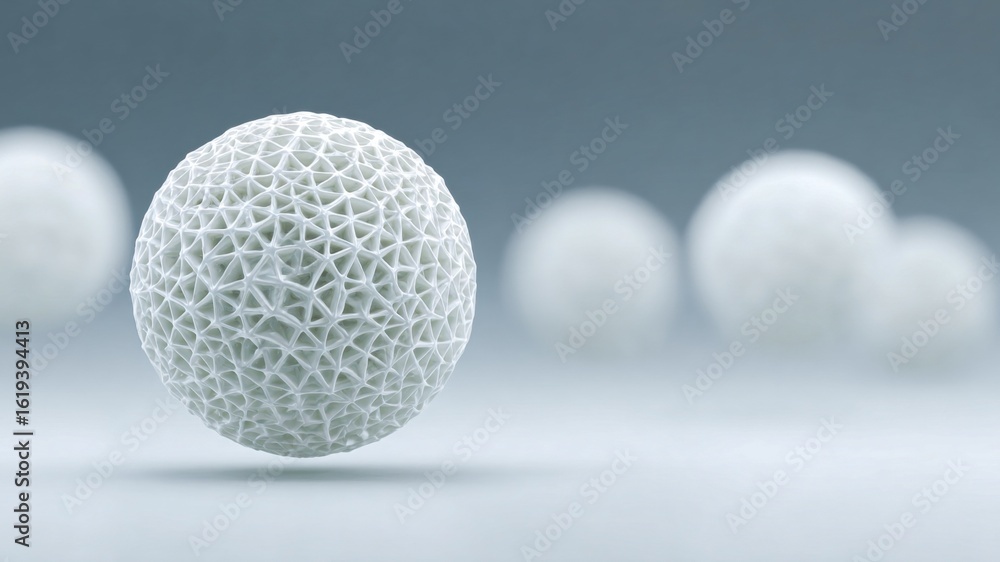 Poster intricate geometric shapes represent zero trust architecture in 5g technology, showcasing modern des