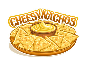 Vector logo for Cheesy Nachos