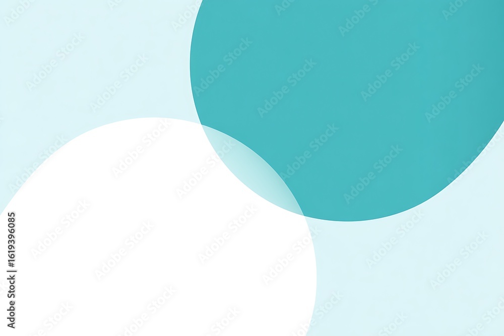 Aufkleber abstract soft blue and white organic shapes creating a serene minimalist background design perfect f