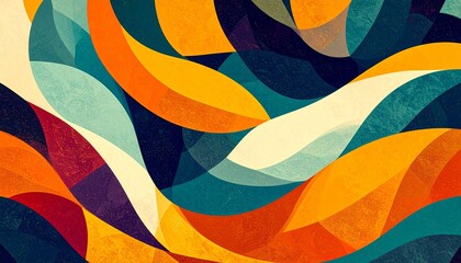 Fototapeta premium abstract colorful background with circles