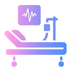 emergency unit Gradient icon
