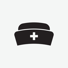 High-quality nurse hat vector for medical, healthcare, nursing designs. Download as SVG, PNG. Perfect for logos, prints, web & more.