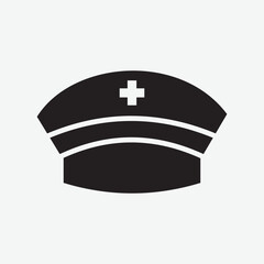 High-quality nurse hat vector for medical, healthcare, nursing designs. Download as SVG, PNG. Perfect for logos, prints, web & more.