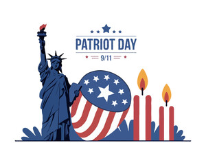 Vibrant Patriot Day Clipart & Vector Designs – High-Resolution Art