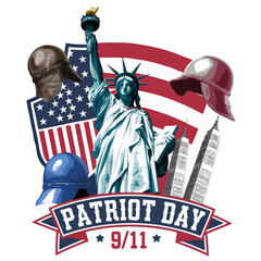 Vibrant Patriot Day Clipart & Vector Designs – High-Resolution Art