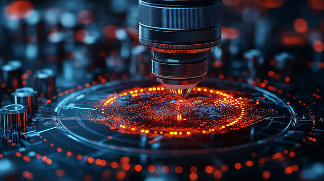 Medical scanning robot using AI to detect patient data from holographic display