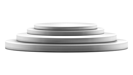 podium isolated on white background