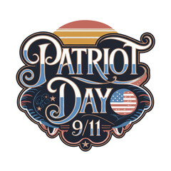 USA Patriot Day T-Shirt Design | Vector EPS Typography Art