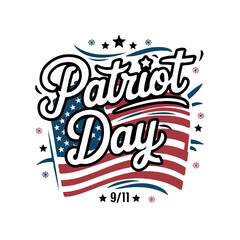 USA Patriot Day T-Shirt Design | Vector EPS Typography Art