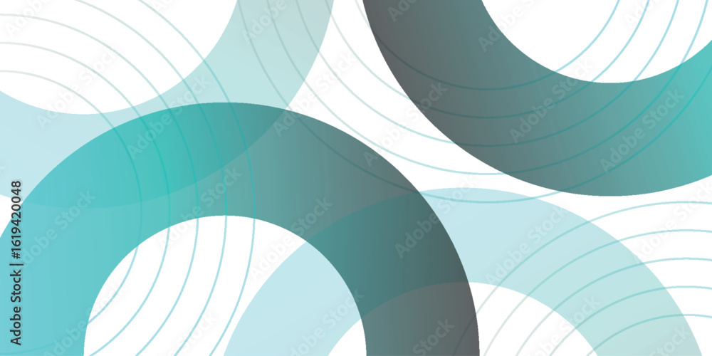 Aufkleber abstract background with a simple blue and black gradient circle shape design. vector concept for br