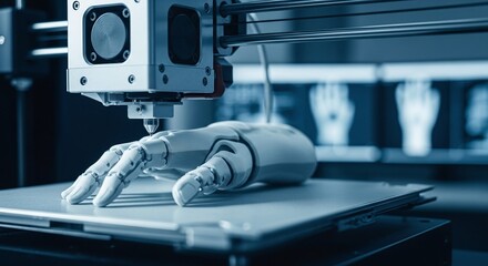 Advanced 3D printing of realistic prosthetic hand for medical innovation and robotic technology research