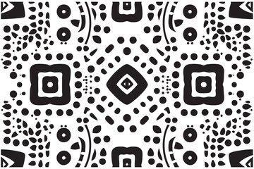 vector black abstract pattern, for background