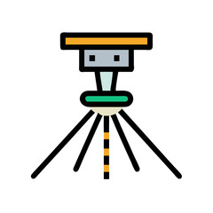 Simple vector illustration of a fire sprinkler system component