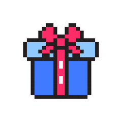Birthday Gift Box Pixel Art