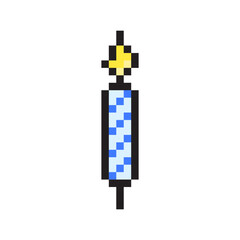Birthday Candle Pixel Art