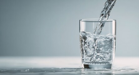 Water being poured into a glass (1)