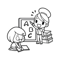 Fun Professions Coloring Pages for Kids