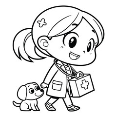 Fun Professions Coloring Pages for Kids