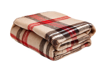 A vibrant pile of clean, folded cotton towel isolated on transparent background