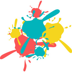 Ink Splash Multicolor