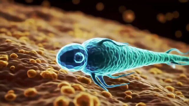 Microscopic Parasitic Microorganism