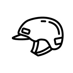 Dice icon thin single line