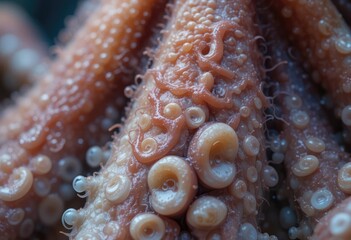 Octopus tentacles detail
