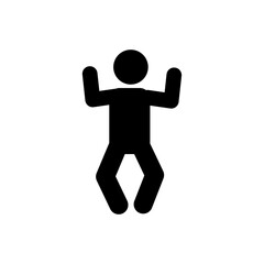 stick figure, pictogram, stikman. Vector