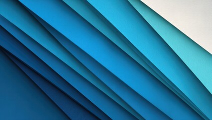 Obraz premium Layered, diagonal, blue, and white abstract design