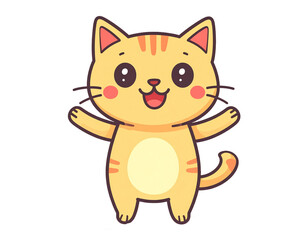 Adorable Munchkin cat transparent background