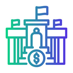 reserve Line Gradient Icon