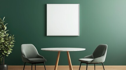 Cozy and modern minimalist room setup with essential furniture and tools for productive brainstorming sessions collaborative work and creative idea